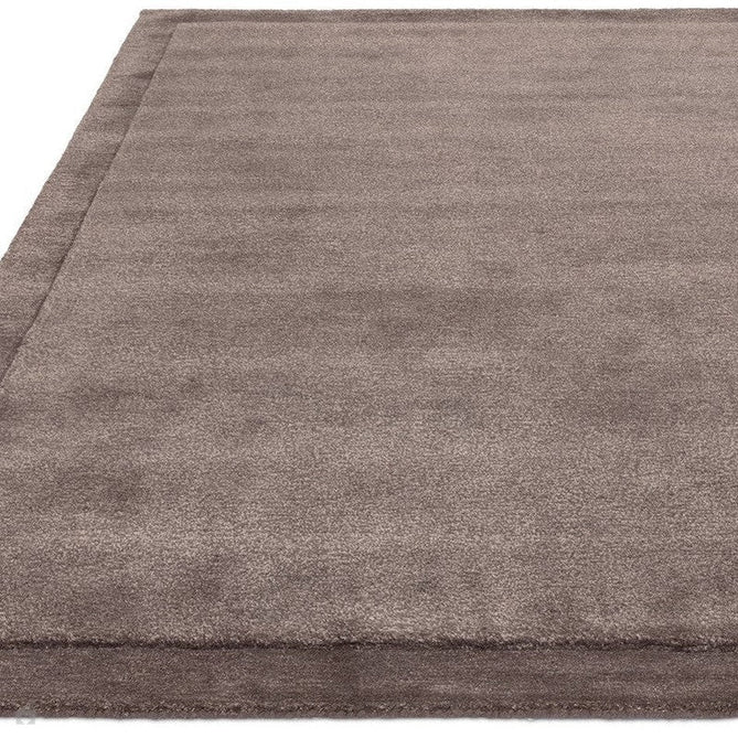 Rise Modern Plain Hi-Low Border Tonal Shimmer Hand-Carved High-Density Heavyweight Wool & Viscose Blend Charcoal Grey Rug-Asiatic Carpets-Rug Love - The Most Loved Rug Store