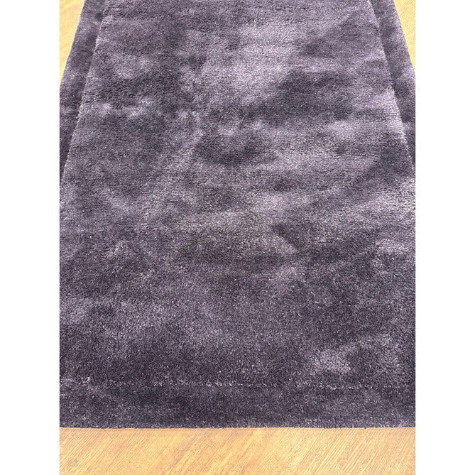 Rise Modern Plain Hi-Low Border Tonal Shimmer Hand-Carved High-Density Heavyweight Wool & Viscose Blend Navy Rug-Asiatic Carpets-Rug Love - The Most Loved Rug Store