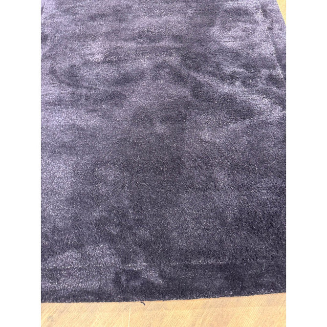 Rise Modern Plain Hi-Low Border Tonal Shimmer Hand-Carved High-Density Heavyweight Wool & Viscose Blend Navy Rug-Asiatic Carpets-Rug Love - The Most Loved Rug Store