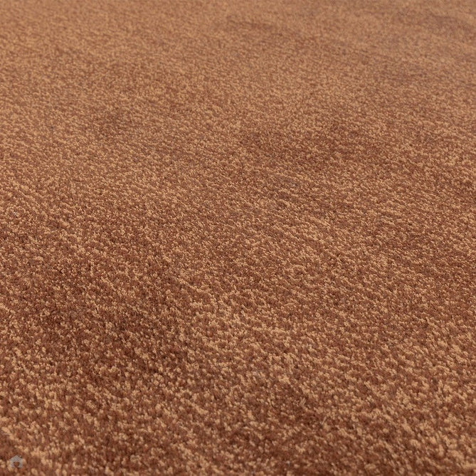 Rise Modern Plain Hi-Low Border Tonal Shimmer Hand-Carved High-Density Heavyweight Wool & Viscose Blend Rust Rug-Asiatic Carpets-Rug Love - The Most Loved Rug Store