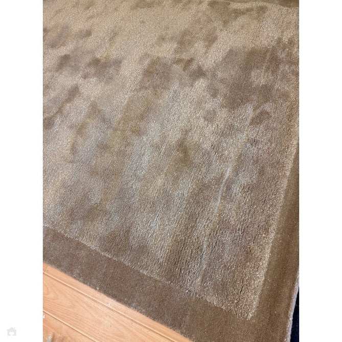 Rise Modern Plain Hi-Low Border Tonal Shimmer Hand-Carved High-Density Heavyweight Wool & Viscose Blend Sand Rug-Asiatic Carpets-Rug Love - The Most Loved Rug Store