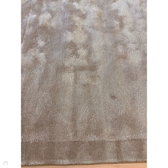 Rise Modern Plain Hi-Low Border Tonal Shimmer Hand-Carved High-Density Heavyweight Wool & Viscose Blend Sand Rug-Asiatic Carpets-Rug Love - The Most Loved Rug Store