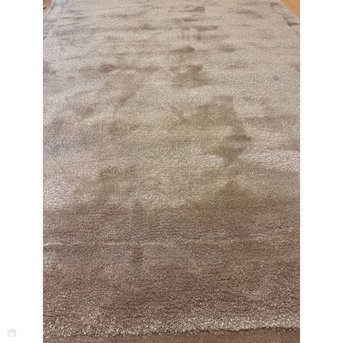 Rise Modern Plain Hi-Low Border Tonal Shimmer Hand-Carved High-Density Heavyweight Wool & Viscose Blend Sand Rug-Asiatic Carpets-Rug Love - The Most Loved Rug Store