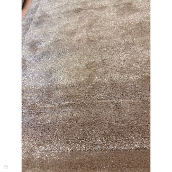 Rise Modern Plain Hi-Low Border Tonal Shimmer Hand-Carved High-Density Heavyweight Wool & Viscose Blend Sand Rug-Asiatic Carpets-Rug Love - The Most Loved Rug Store