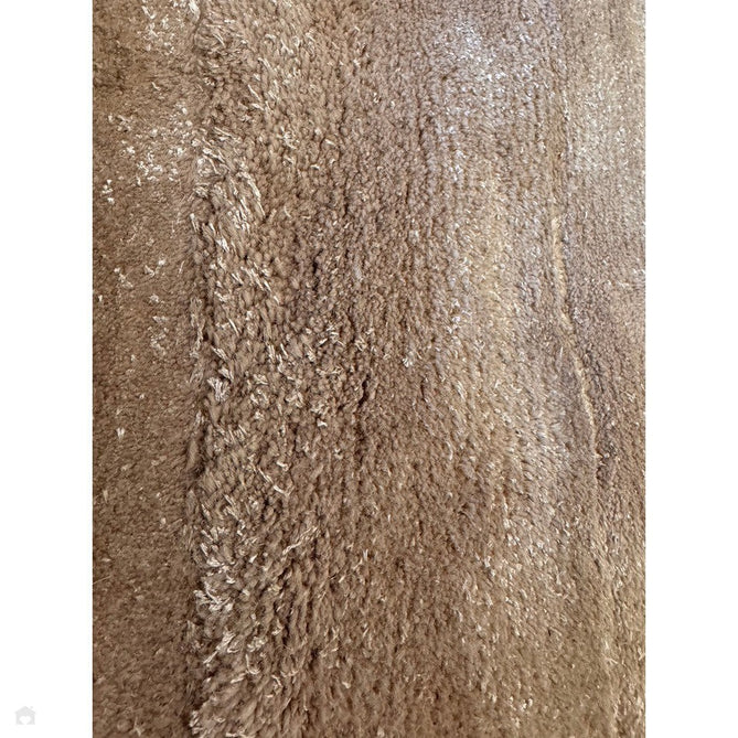 Rise Modern Plain Hi-Low Border Tonal Shimmer Hand-Carved High-Density Heavyweight Wool & Viscose Blend Sand Rug-Asiatic Carpets-Rug Love - The Most Loved Rug Store