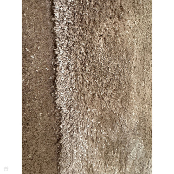 Rise Modern Plain Hi-Low Border Tonal Shimmer Hand-Carved High-Density Heavyweight Wool & Viscose Blend Sand Rug-Asiatic Carpets-Rug Love - The Most Loved Rug Store