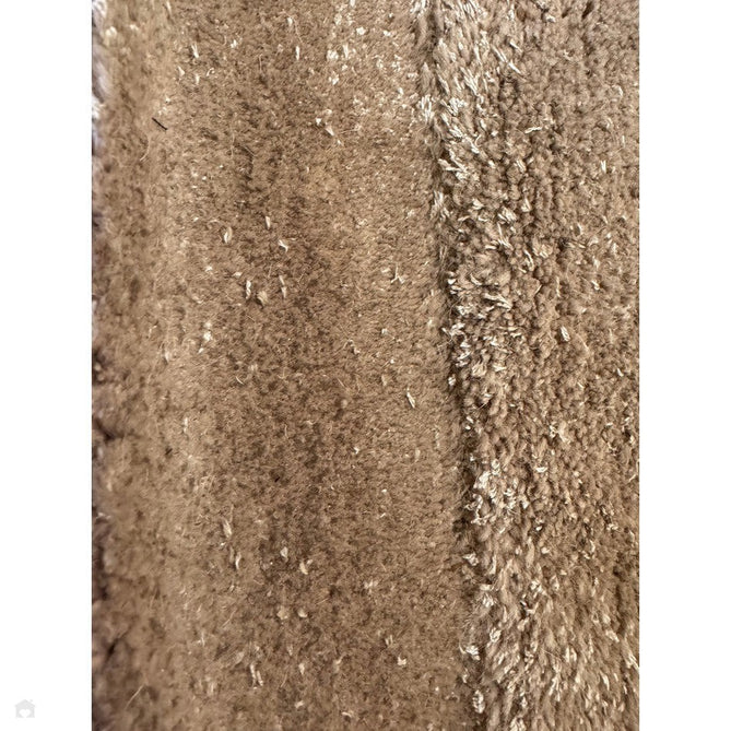 Rise Modern Plain Shimmer Hand-Carved High-Density Heavyweight Hi-Low Border Wool&Viscose Sand Rug-Asiatic Carpets-Rug Love - The Most Loved Rug Store