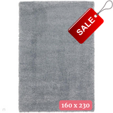 Ritchie Plush Soft Chunky Yarn Plain Polypropylene Shaggy Duck Egg Rug 160x230 cm