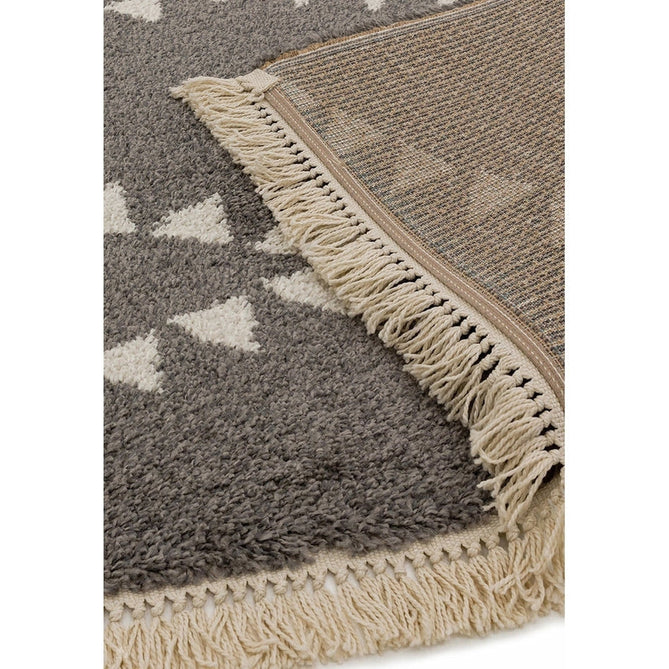 Rocco RC04 Modern Moroccan Berber Soft Plush Boho Shaggy Charcoal Grey Rug-Asiatic Carpets-Rug Love - The Most Loved Rug Store