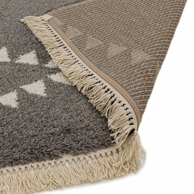 Rocco RC04 Modern Moroccan Berber Soft Plush Boho Shaggy Charcoal Grey Rug-Asiatic Carpets-Rug Love - The Most Loved Rug Store