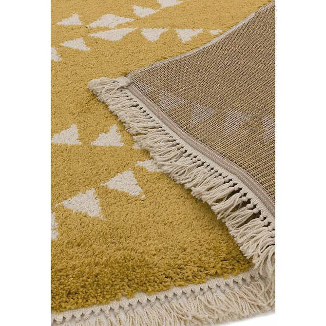 Rocco RC05 Modern Moroccan Berber Soft Plush Boho Shaggy Mustard Yellow Rug-Asiatic Carpets-Rug Love - The Most Loved Rug Store