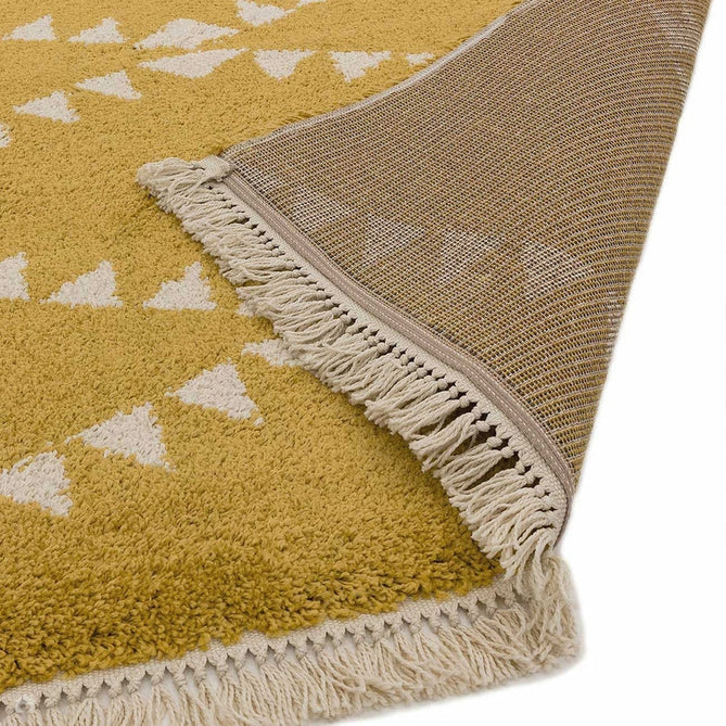 Rocco RC05 Modern Moroccan Berber Soft Plush Boho Shaggy Mustard Yellow Rug-Asiatic Carpets-Rug Love - The Most Loved Rug Store