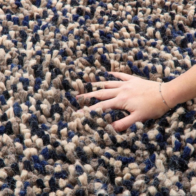 Rocks Shaggy Navy Blue Rug-Origins-Rug Love - The Most Loved Rug Store