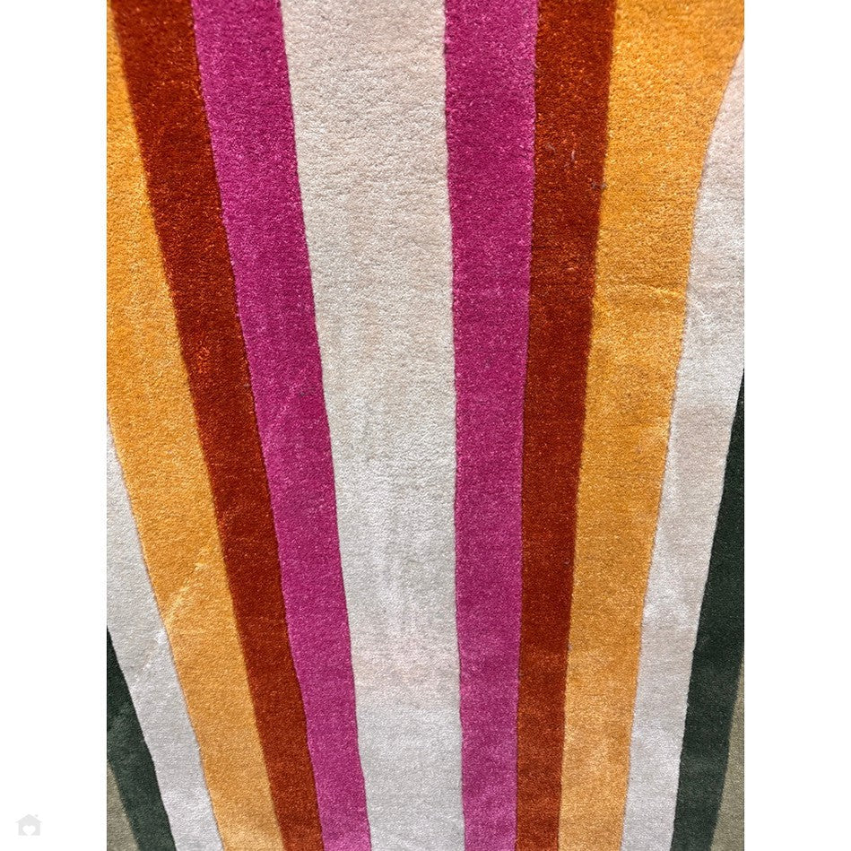 Multicolour Retro Rug On Sale Romy 01 Retro Modern Abstract Hand-Woven Soft Wool-Feel Eco ...