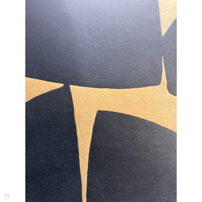 Romy 03 Kite Modern Irregular Geometric Shapes Hand-Woven Soft Wool-Feel Eco Fibre Blue/Cream Rug-Asiatic Carpets-Rug Love - The Most Loved Rug Store