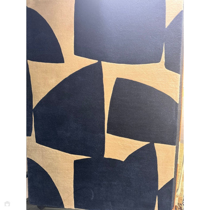 Romy 03 Kite Modern Irregular Geometric Shapes Hand-Woven Soft Wool-Feel Eco Fibre Blue/Cream Rug-Asiatic Carpets-Rug Love - The Most Loved Rug Store