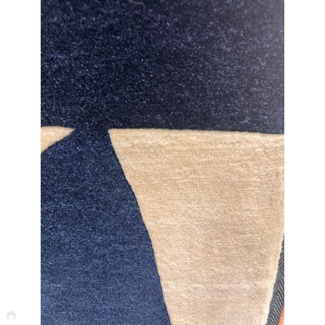 Romy 03 Kite Modern Irregular Geometric Shapes Hand-Woven Soft Wool-Feel Eco Fibre Blue/Cream Rug-Asiatic Carpets-Rug Love - The Most Loved Rug Store