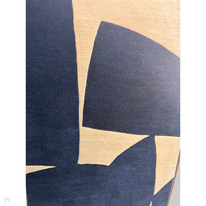 Romy 03 Kite Modern Irregular Geometric Shapes Hand-Woven Soft Wool-Feel Eco Fibre Blue/Cream Rug-Asiatic Carpets-Rug Love - The Most Loved Rug Store