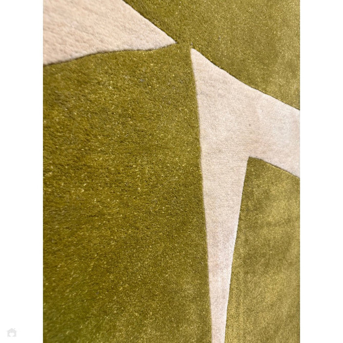 Romy 04 Kite Modern Irregular Geometric Shapes Hand-Woven Soft Wool-Feel Eco Fibre Sage Green/Cream Rug-Asiatic Carpets-Rug Love - The Most Loved Rug Store
