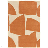 Romy 05 Kite Modern Abstract Hand-Woven Eco-Friendly Recycled Soft-Touch Orange Rug
