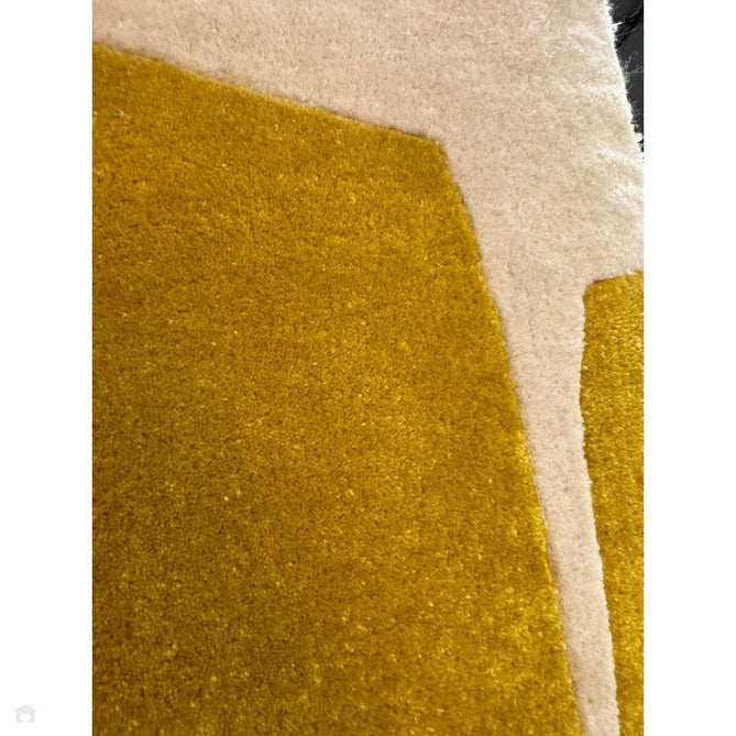 Romy 06 Kite Modern Irregular Geometric Shapes Hand-Woven Soft Wool-Feel Eco Fibre Chartreuse Yellow/Cream Rug-Asiatic Carpets-Rug Love - The Most Loved Rug Store