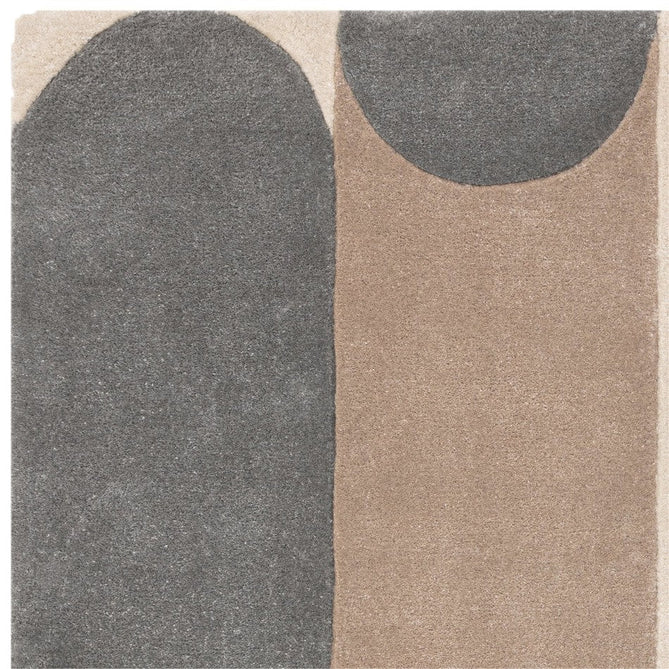 Romy 08 Morse Modern Elongated Ovals Shapes Hand-Woven Soft Wool-Feel Eco Fibre Blue/Green/Grey/Beige/Ivory Rug-Asiatic Carpets-Rug Love - The Most Loved Rug Store