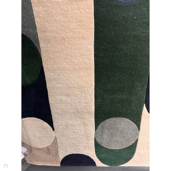 Romy 08 Morse Modern Elongated Ovals Shapes Hand-Woven Soft Wool-Feel Eco Fibre Blue/Green/Grey/Beige/Ivory Rug-Asiatic Carpets-Rug Love - The Most Loved Rug Store
