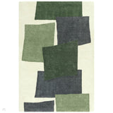 Romy 12 Papercut Modern Abstract Hand-Woven Eco-Friendly Recycled Soft-Touch Green Rug