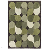 Romy 15 Jive Modern Abstract Hand-Woven Eco-Friendly Recycled Soft-Touch Green Rug