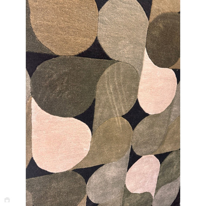 Romy 15 Jive Modern Layered Teardrop Hand-Woven Soft Wool-Feel Eco Fibre Green/Cream/Grey Rug-Asiatic Carpets-Rug Love - The Most Loved Rug Store