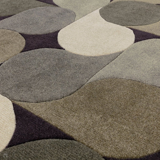 Romy 15 Jive Modern Layered Teardrop Hand-Woven Soft Wool-Feel Eco Fibre Green/Cream/Grey Rug-Asiatic Carpets-Rug Love - The Most Loved Rug Store