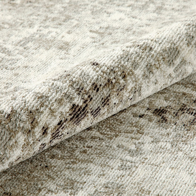 Rossa ROS03 Modern Abstract Distressed Durable Easy-Care Ribbed Textured Low Profile Short Pile Flatweave Ivory/Grey Rug-Concept Looms-Rug Love - The Most Loved Rug Store