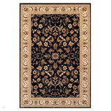 Royal Classic Traditional Wool 636 B Black/Beige Rug 080 x 150 cm
