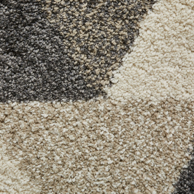 Royal Nomadic 7611 Modern Geometric Soft Plush Boho Shaggy Beige/Grey Rug-Think Rugs-Rug Love - The Most Loved Rug Store