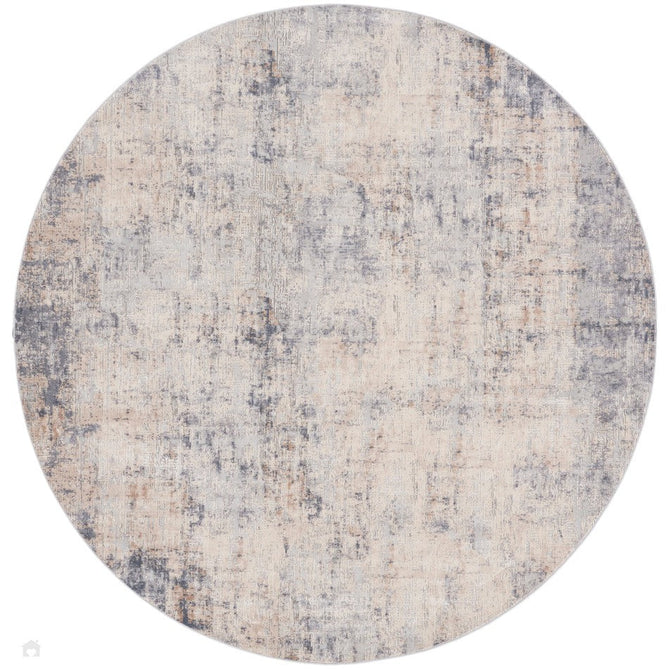 Rustic Textures RUS01 Modern Abstract Distressed Shimmer Carved Hi-Low Textured Low-Profile Short-Pile Grey/Beige/Ivory/Taupe Rug-Nourison-Rug Love - The Most Loved Rug Store