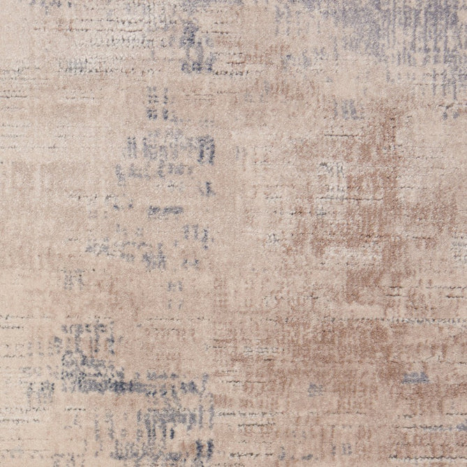 Rustic Textures RUS02 Modern Abstract Distressed Shimmer Carved Hi-Low Textured Flat-Pile Beige/Grey Runner-Nourison-Rug Love - The Most Loved Rug Store