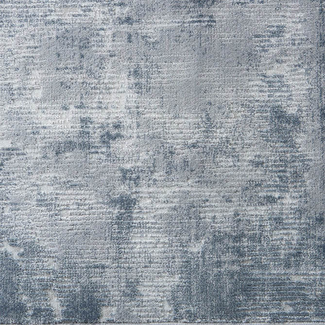 Rustic Textures RUS05 Modern Abstract Distressed Shimmer Carved Hi-Low Textured Durable Polyblend Short-Pile Grey/Steel Blue/Ivory Rug-Nourison-Rug Love - The Most Loved Rug Store