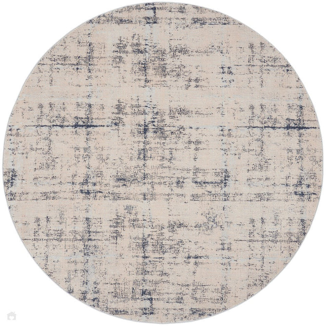 Rustic Textures RUS06 Modern Abstract Distressed Shimmer Carved Hi-Low Textured Durable Polyblend Short-Pile Ivory/Blue/Beige/Charcoal Grey Rug-Nourison-Rug Love - The Most Loved Rug Store