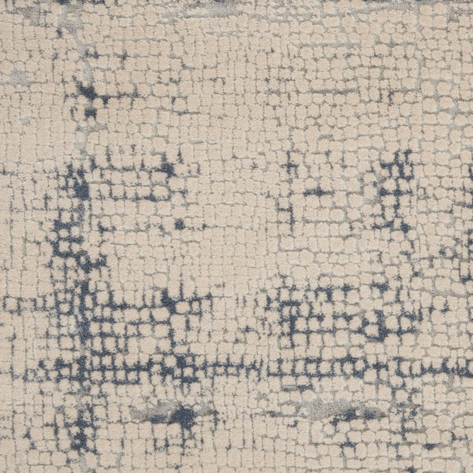 Rustic Textures RUS06 Modern Abstract Distressed Shimmer Carved Hi-Low Textured Durable Polyblend Short-Pile Ivory/Blue/Beige/Charcoal Grey Rug-Nourison-Rug Love - The Most Loved Rug Store