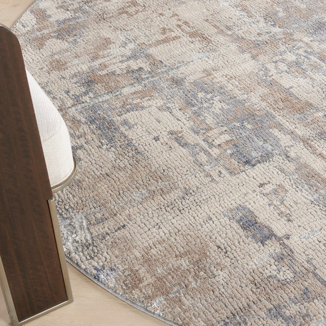 Rustic Textures RUS06 Modern Abstract Distressed Shimmer Carved Hi-Low Textured Flat-Pile Beige/Grey/Ivory Rug-Nourison-Rug Love - The Most Loved Rug Store