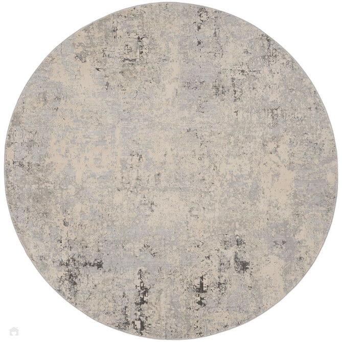 Rustic Textures RUS07 Modern Abstract Distressed Shimmer Carved Hi-Low Textured Durable Polyblend Short-Pile Grey/Cream/Charcoal/Beige Rug-Nourison-Rug Love - The Most Loved Rug Store