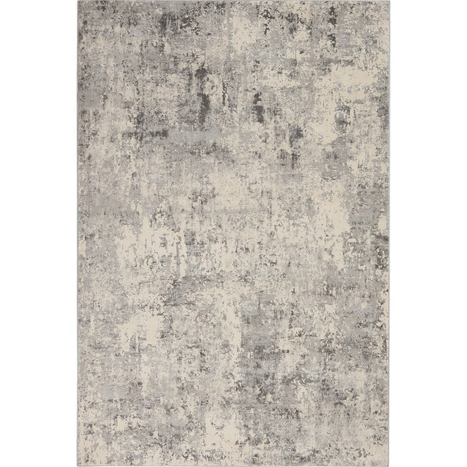 Rustic Textures RUS07 Modern Abstract Distressed Shimmer Carved Hi-Low Textured Durable Polyblend Short-Pile Grey/Cream/Charcoal/Beige Rug-Nourison-Rug Love - The Most Loved Rug Store