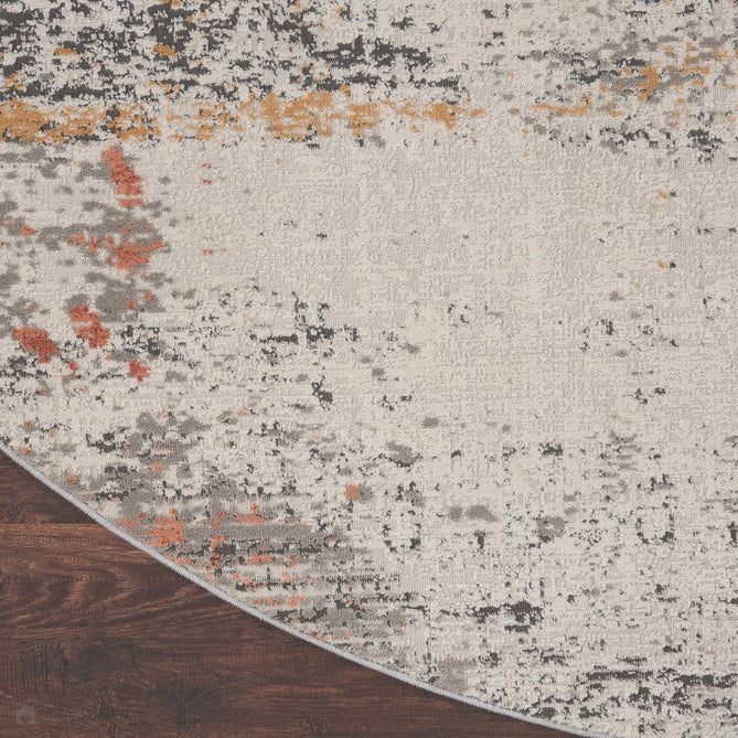 Rustic Textures RUS13 Modern Abstract Distressed Shimmer Carved Hi-Low Textured Durable Polyblend Short-Pile Grey/Taupe/Ivory/Charcoal/Blue/Rust/Orange Rug-Nourison-Rug Love - The Most Loved Rug Store