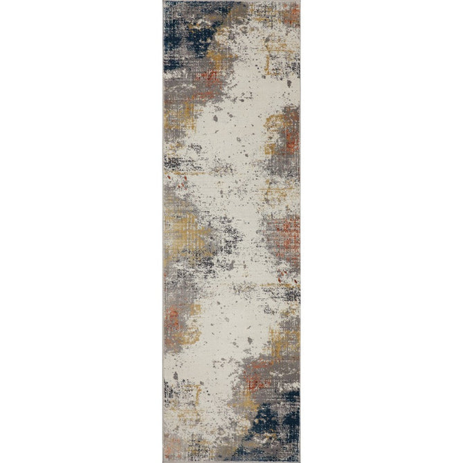 Rustic Textures RUS13 Modern Abstract Distressed Shimmer Carved Hi-Low Textured Durable Polyblend Short-Pile Grey/Taupe/Ivory/Charcoal/Blue/Rust/Orange Rug-Nourison-Rug Love - The Most Loved Rug Store