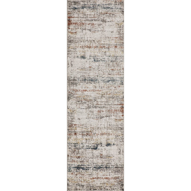 Rustic Textures RUS14 Modern Abstract Distressed Shimmer Carved Hi-Low Textured Durable Polyblend Short-Pile Light Grey/Beige/Ivory/Rust/Blue/Multicolour Rug-Nourison-Rug Love - The Most Loved Rug Store
