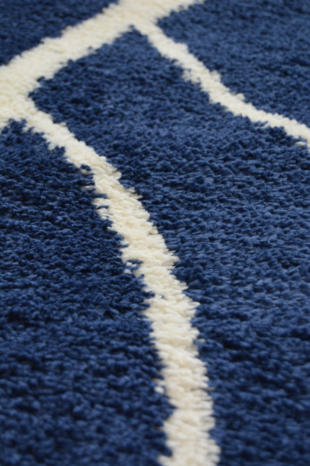 Snug Bubbles Navy Rug-Melrose-Rug Love - The Most Loved Rug Store