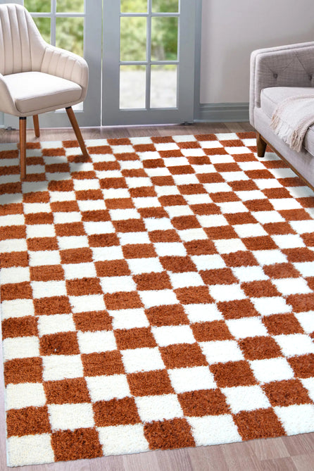 Snug Checks Terra Rug-Melrose-Rug Love - The Most Loved Rug Store