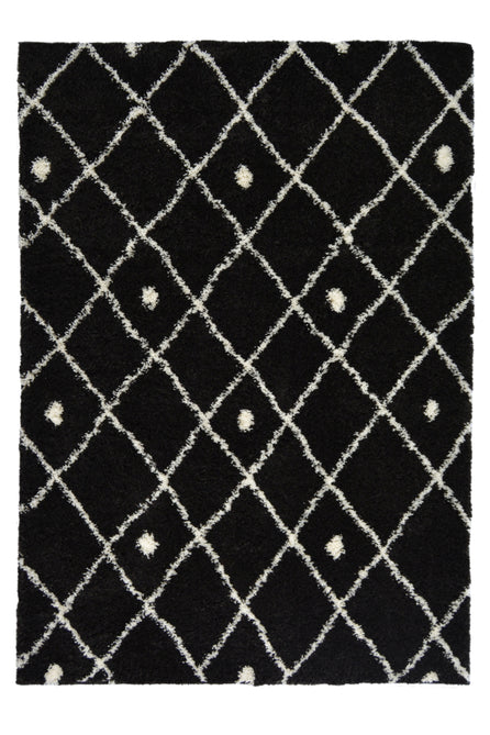 Snug Nomadic Black Rug-Melrose-Rug Love - The Most Loved Rug Store
