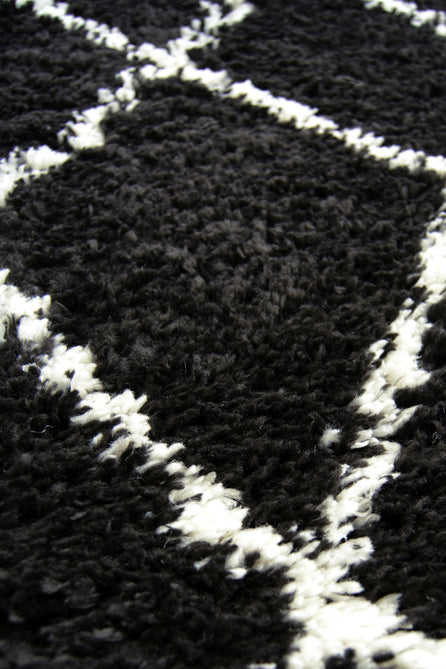 Snug Nomadic Black Rug-Melrose-Rug Love - The Most Loved Rug Store