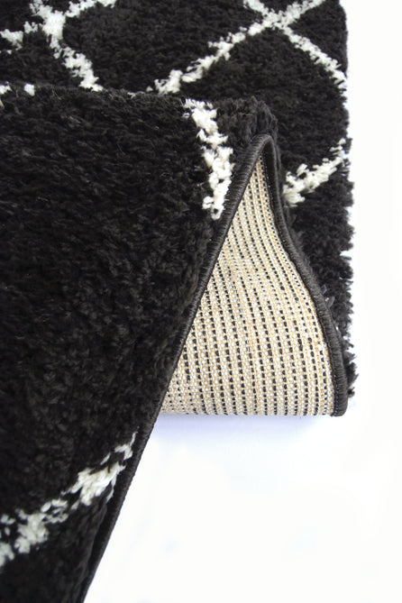 Snug Nomadic Black Rug-Melrose-Rug Love - The Most Loved Rug Store